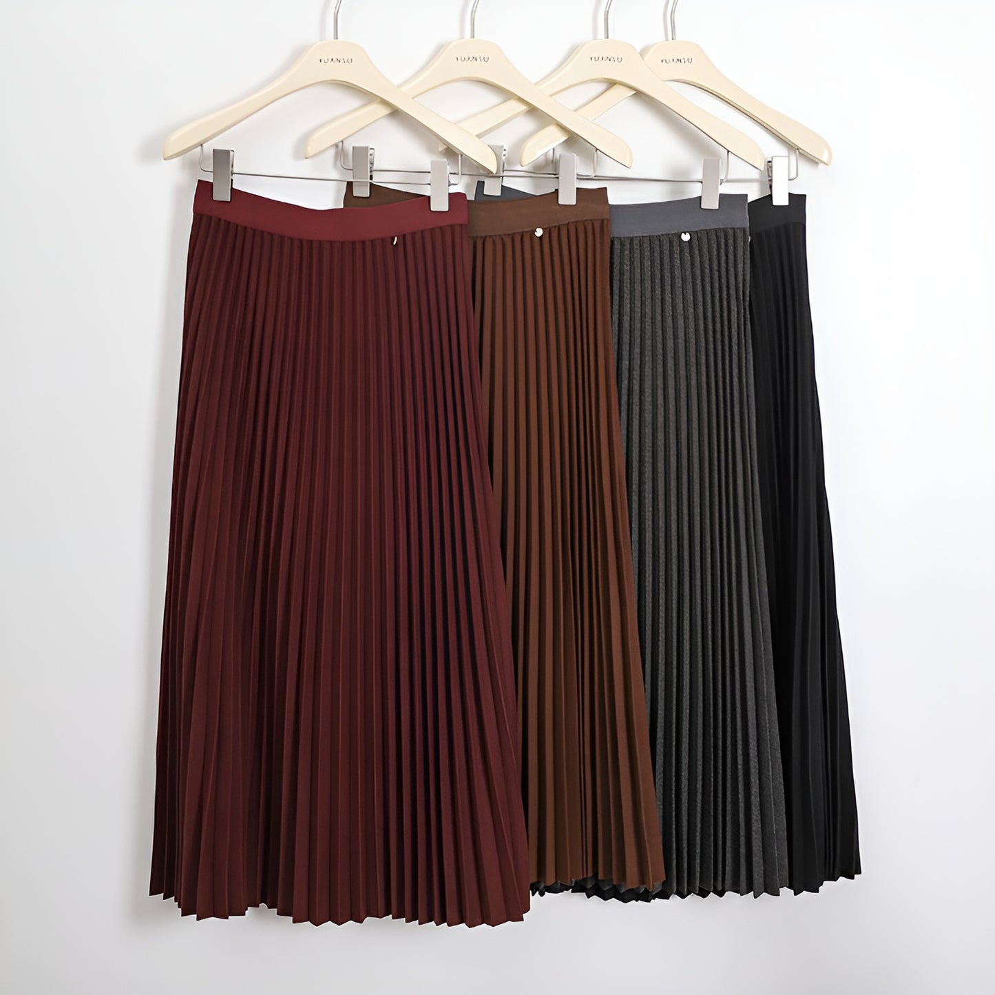 Versatile Classic Style Pleated Skirt