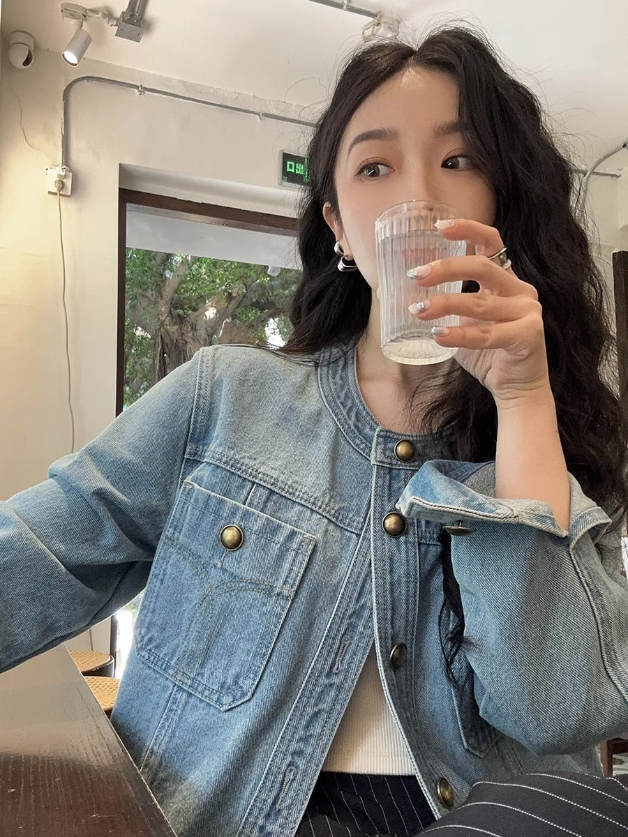 Blue Denim Women's Jacket