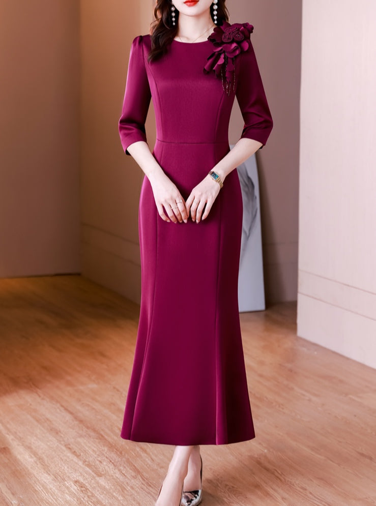 High End Elegant Fishtail Evening Dress