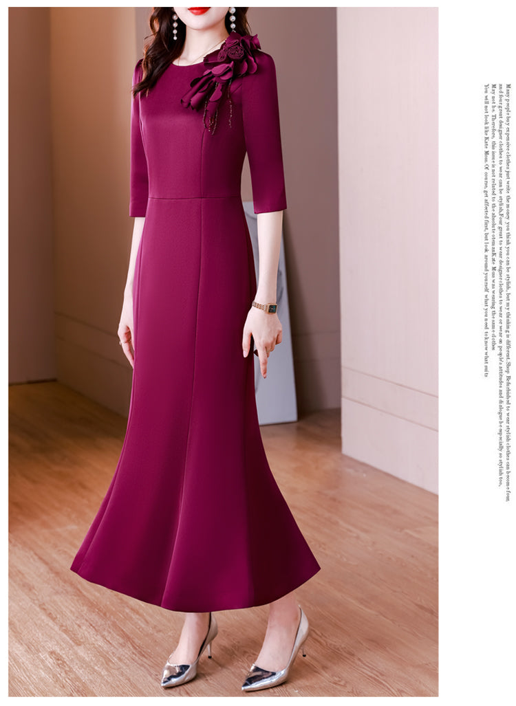 High End Elegant Fishtail Evening Dress