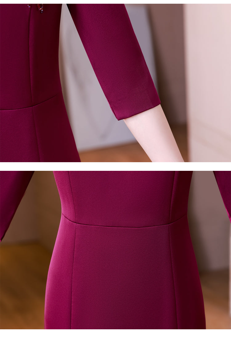 High End Elegant Fishtail Evening Dress
