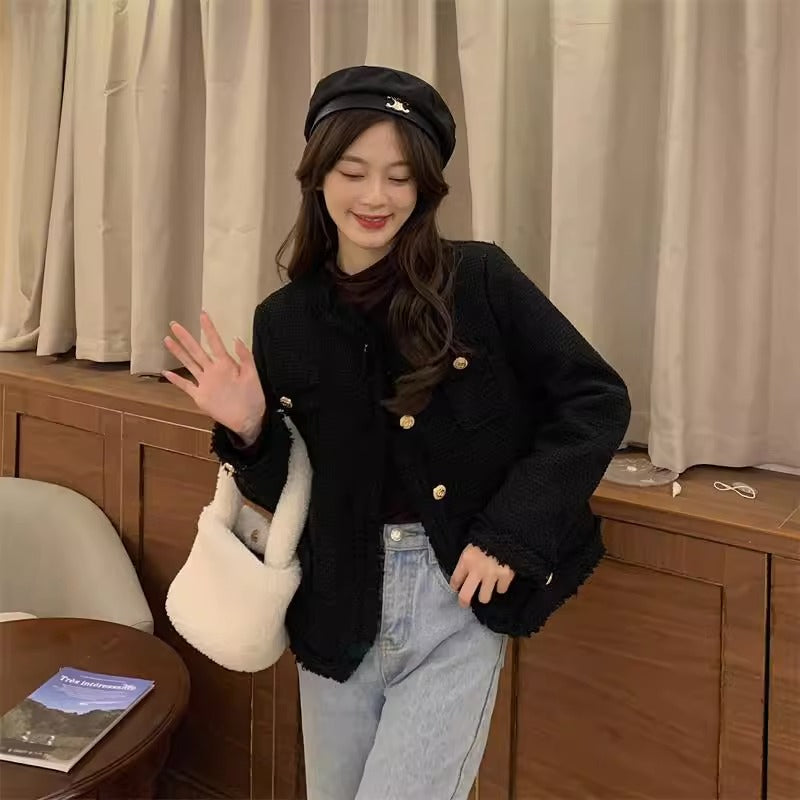 Women's Classic Tweed Cropped Jacket