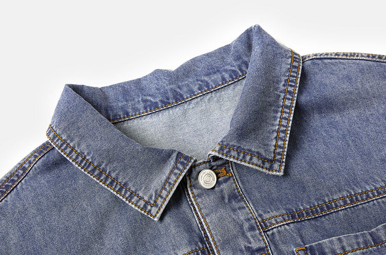 Retro Blue Denim Dress