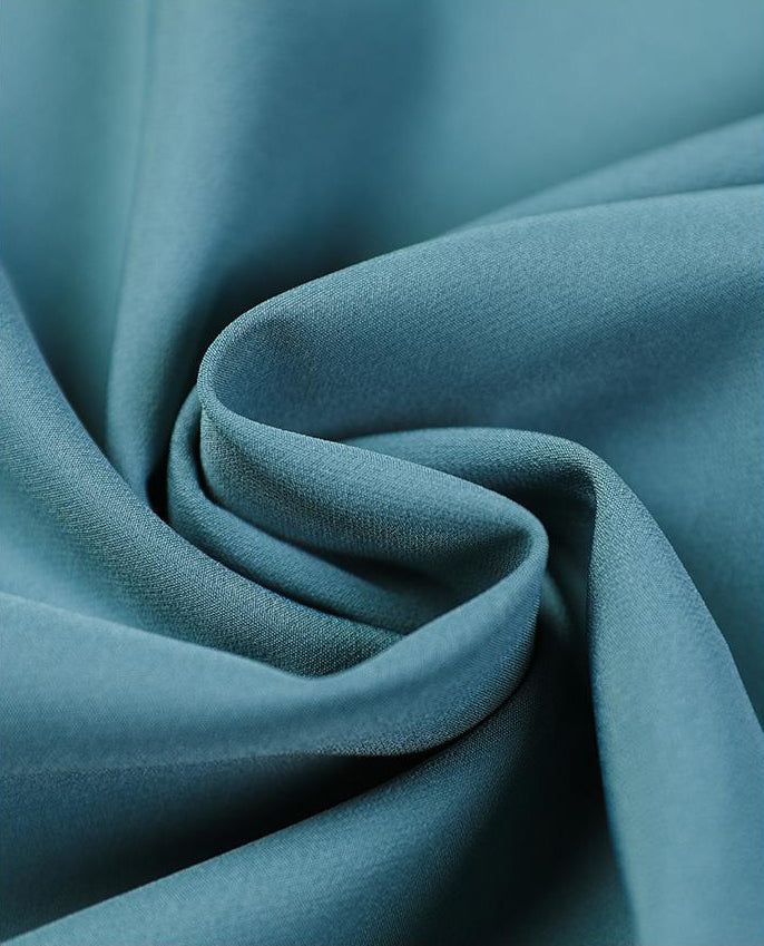 Haze Blue Elegant Slim Long Dress