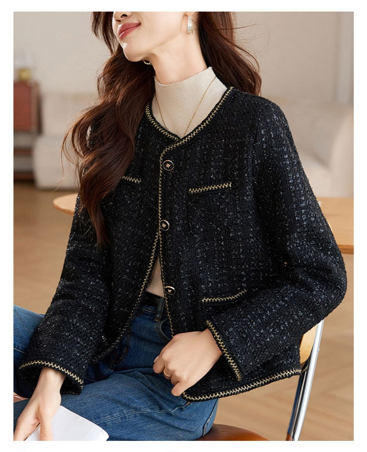 Black Elegant Women's Jacket