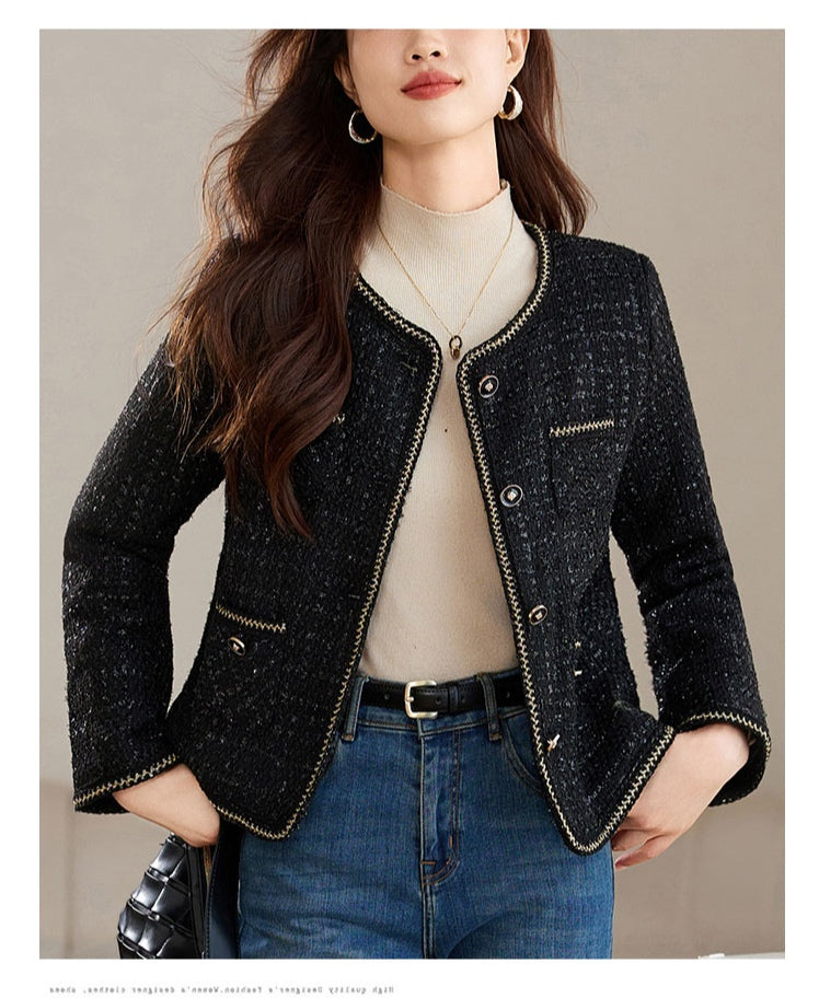 Black Elegant Women's Jacket