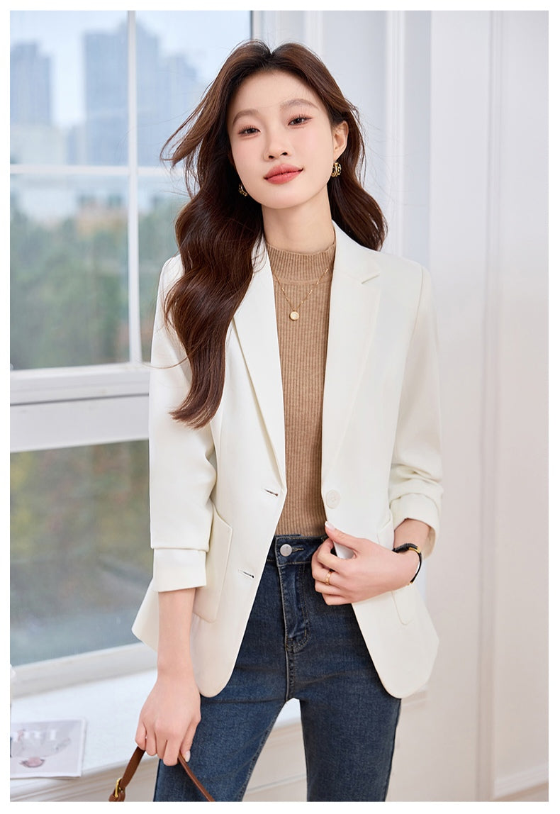 Professional Long-sleeved Suit Jacket for Women's