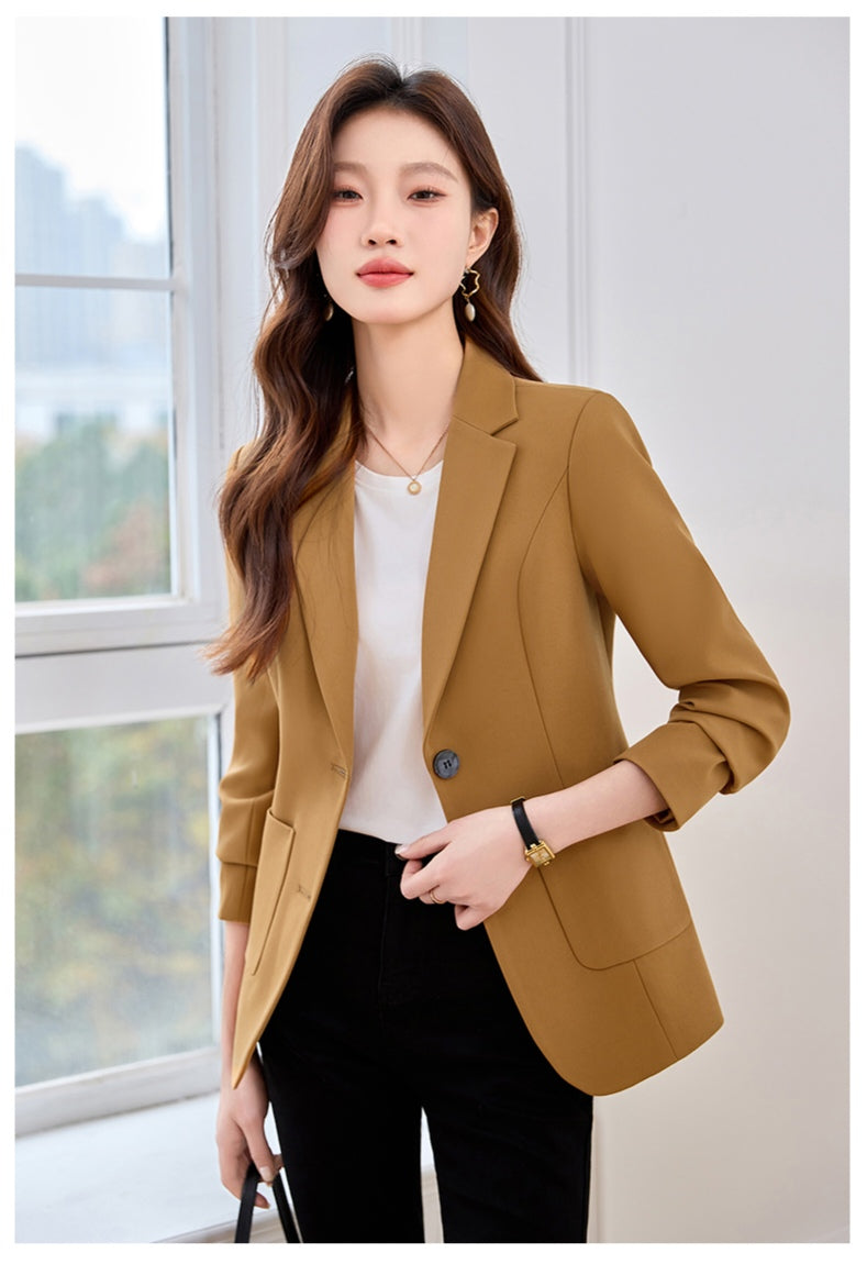 Professional Long-sleeved Suit Jacket for Women's