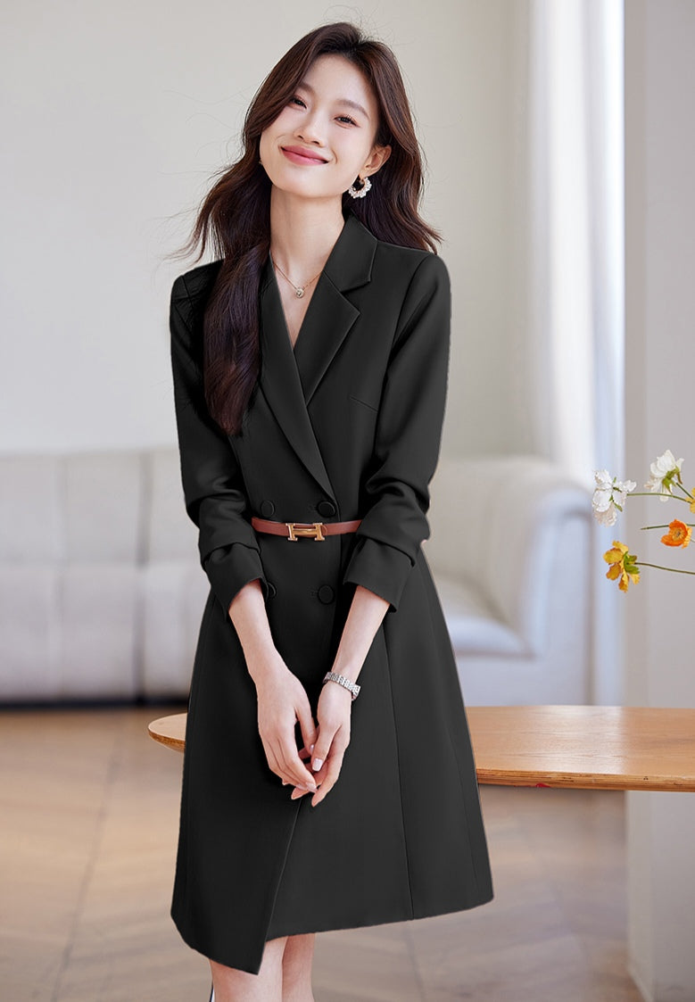 Suit Collar Office Wear Dress