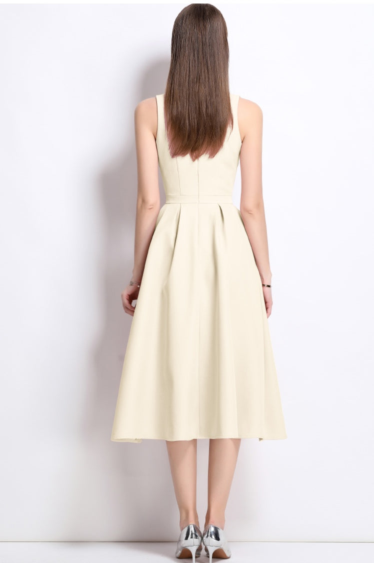 Square Neck Tank Elegant Dress