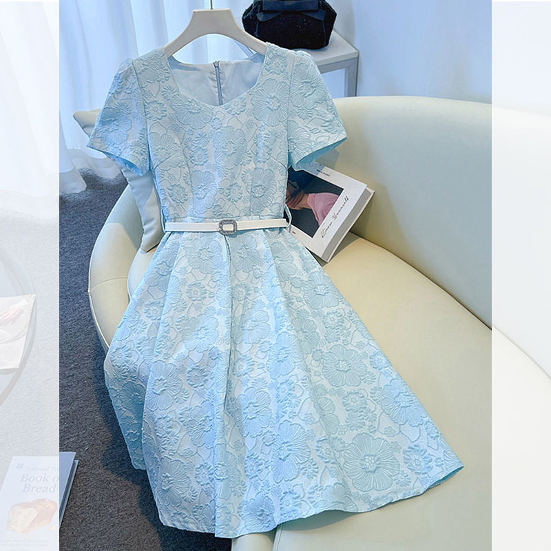 Light Blue Floral Dress