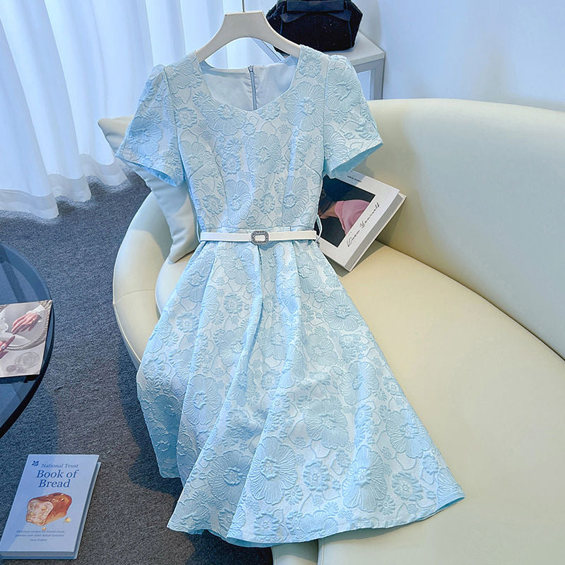 Light Blue Floral Dress