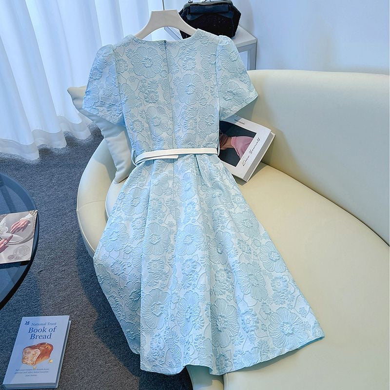Light Blue Floral Dress