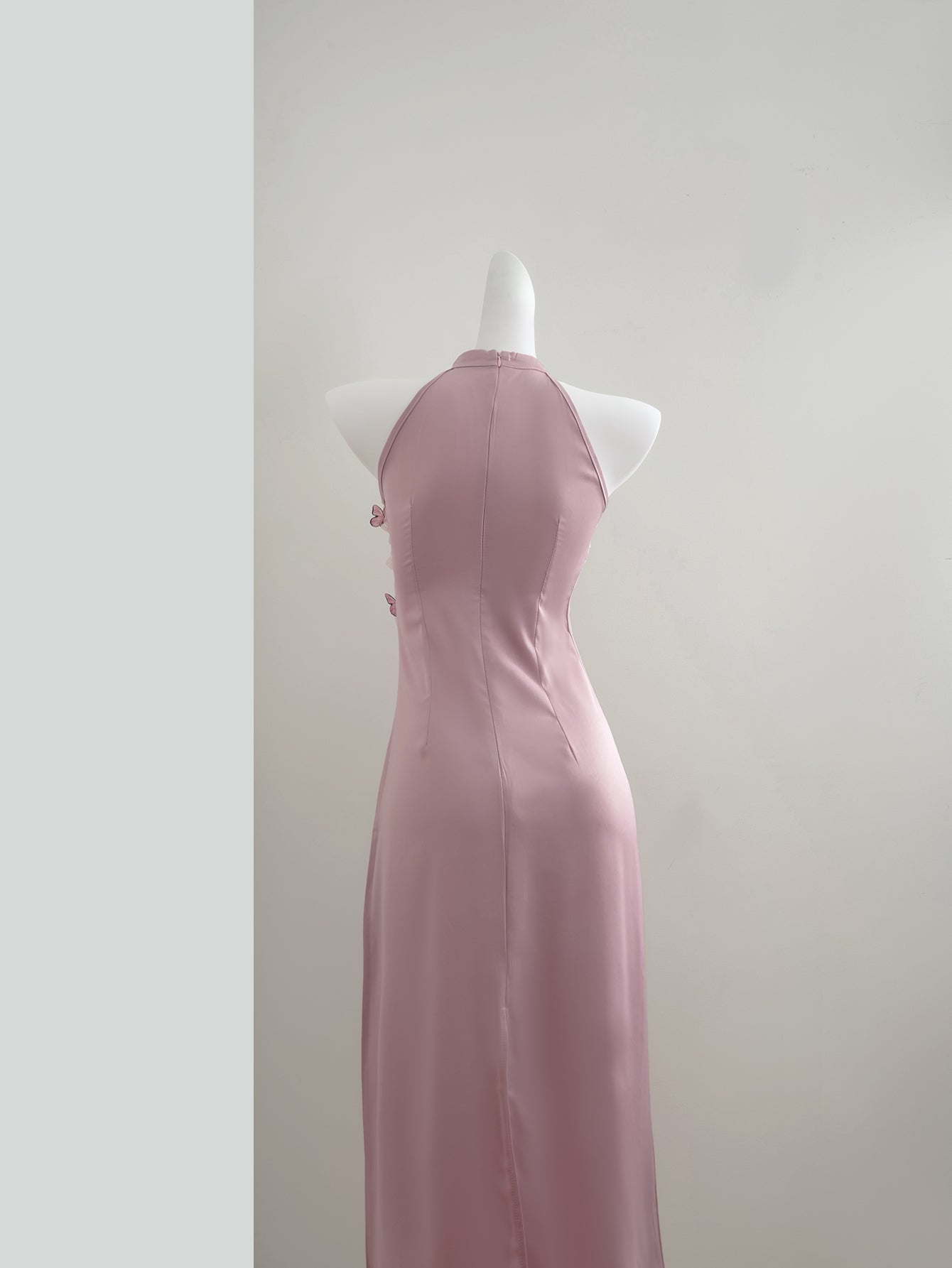 Light Pink Elegant Cheongsam