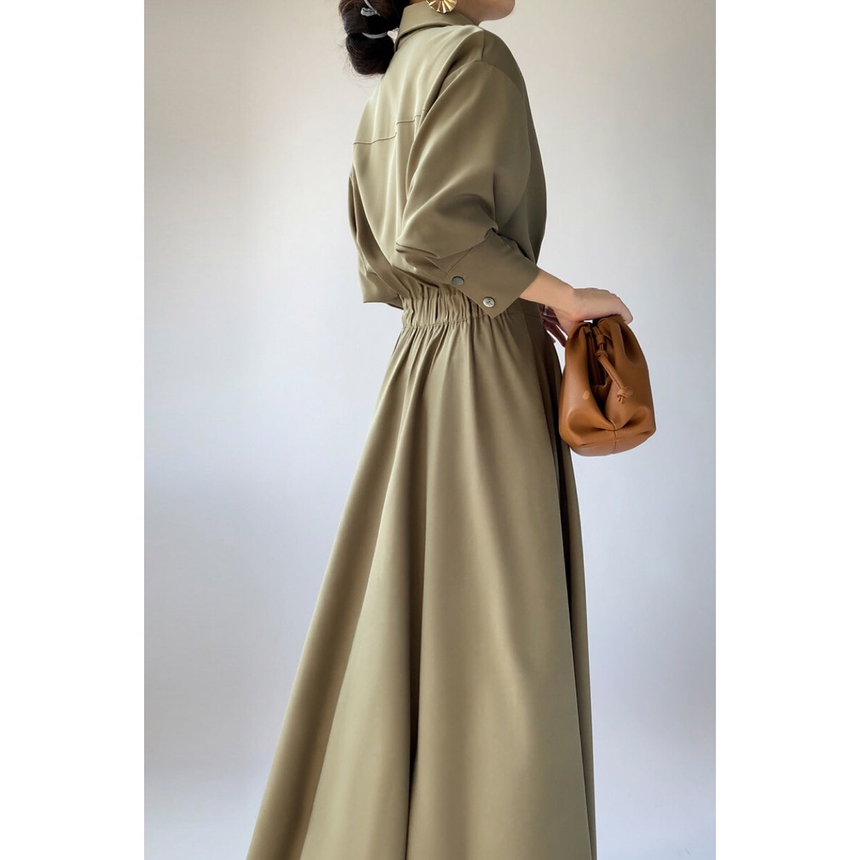 Sophisticated Pleated Dress