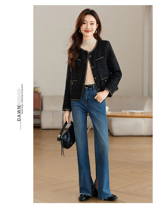 Black Elegant Women's Jacket