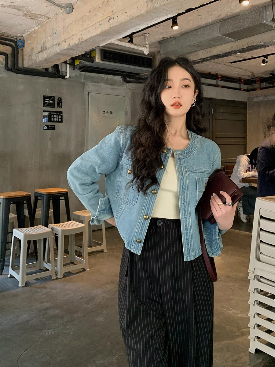 Blue Denim Women's Jacket