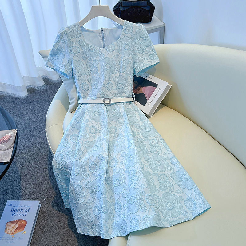 Light Blue Floral Dress