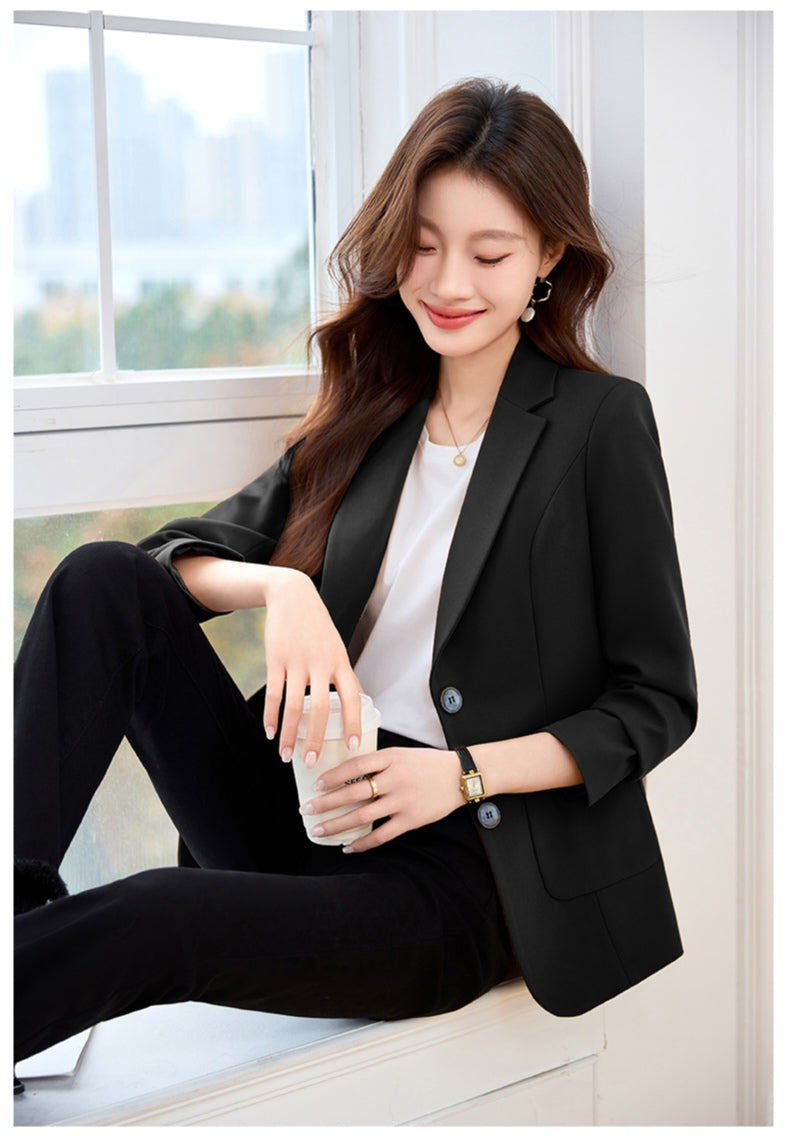 Professional Long-sleeved Suit Jacket for Women's