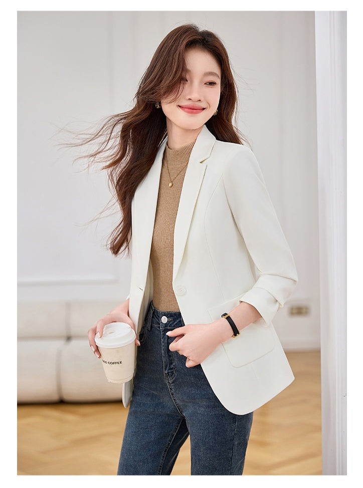 Professional Long-sleeved Suit Jacket for Women's