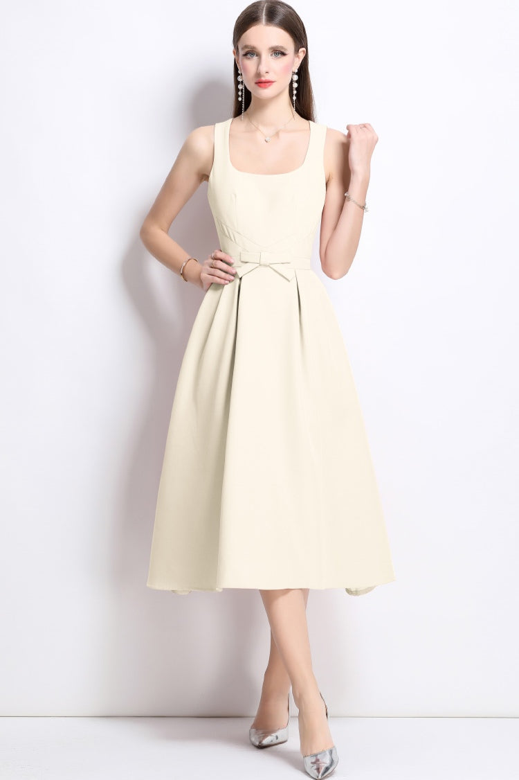 Square Neck Tank Elegant Dress