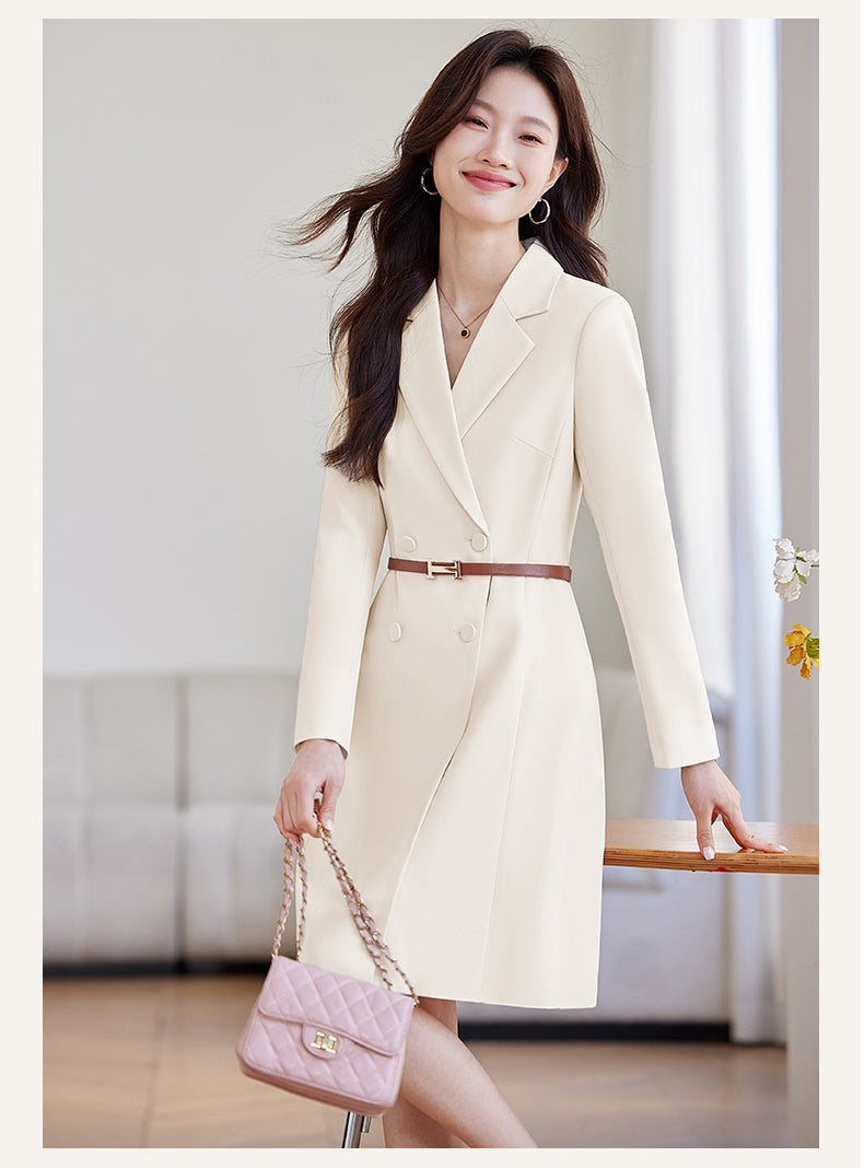 Suit Collar Office Wear Dress