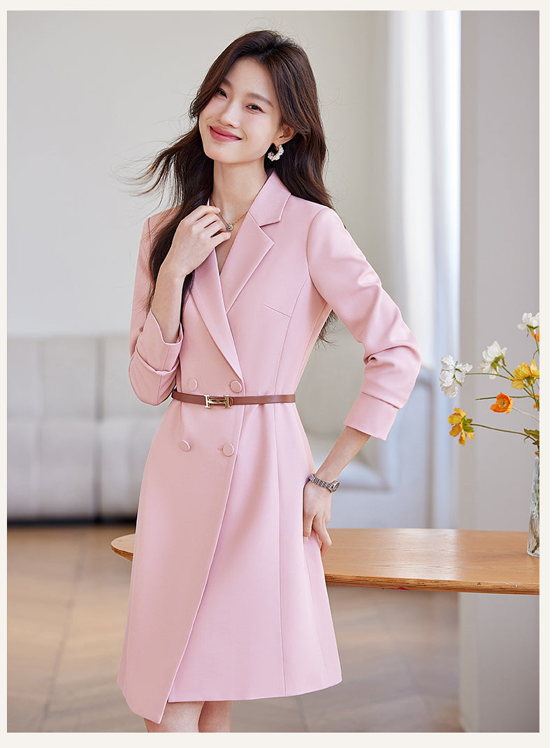 Suit Collar Office Wear Dress