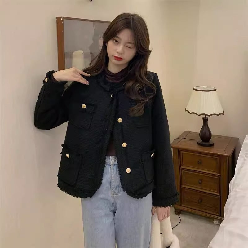 Women's Classic Tweed Cropped Jacket