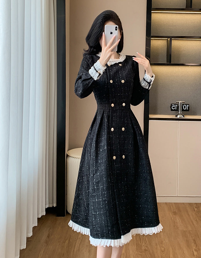 Plaid Little Black Dress