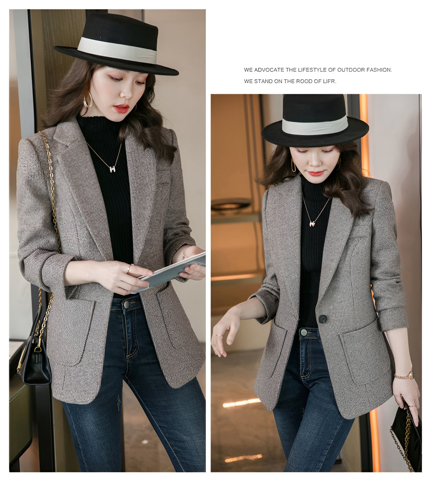 Autumn And Winter Collection-Suit Jacket For Women