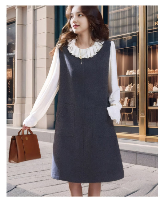 Dark Gray Loose Dress