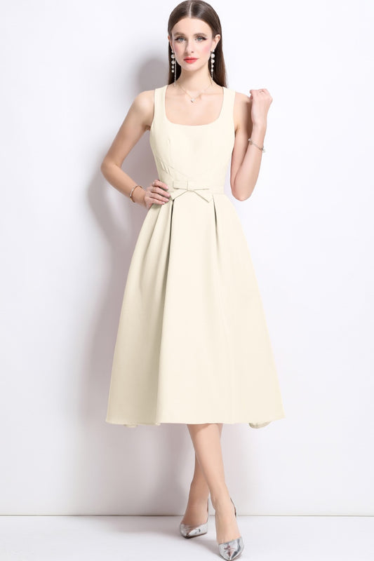 Square Neck Tank Elegant Dress
