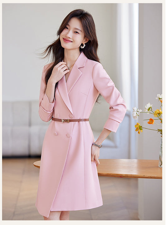 Suit Collar Office Wear Dress